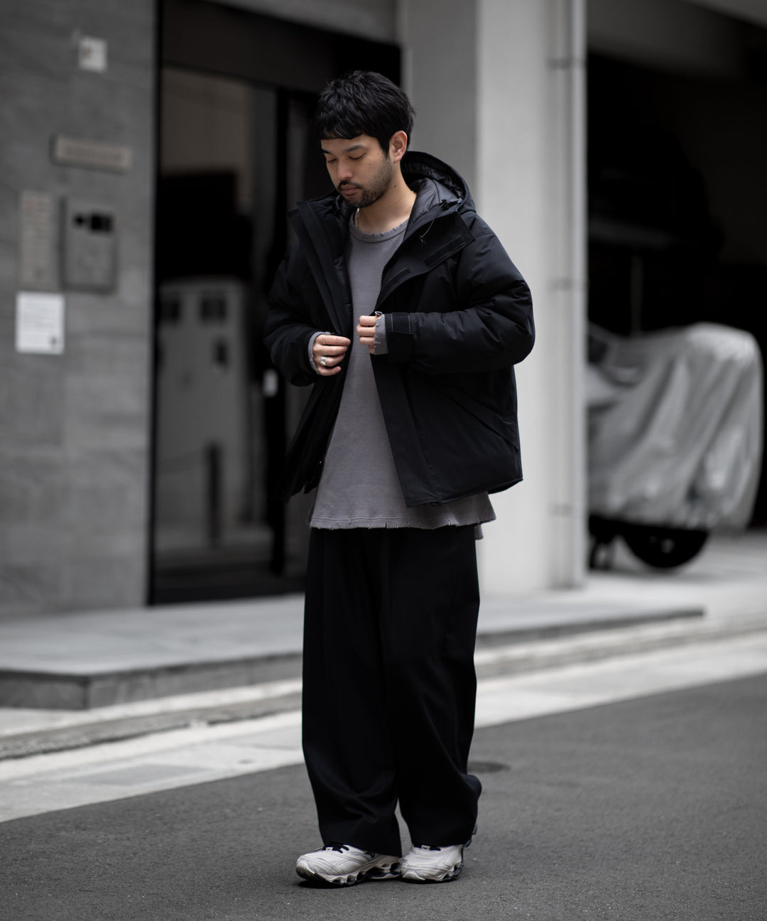 INTÉRIM(インテリム)のHI-LOFT WATER PROOF INSULATED HOODED JACKET - BLACKの公式通販サイトsession福岡セレクトショップ