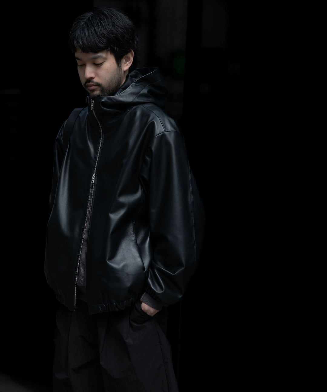 ssstein(シュタイン)のLEATHER HOODED SHORT JACKET - BLACKの公式通販サイトsession福岡セレクトショップ