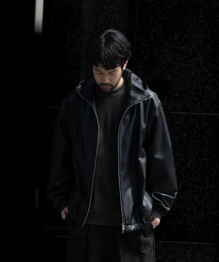ssstein(シュタイン)のLEATHER HOODED SHORT JACKET - BLACKの公式通販サイトsession福岡セレクトショップ