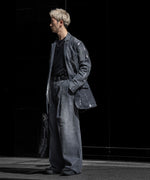 画像をギャラリービューアに読み込む, SUBLATIONS サブレーションズのMOLESKINE 2TUCK WIDE BAGGY PANTS - BLACKの公式通販サイトsession福岡セレクトショップ
