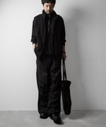 画像をギャラリービューアに読み込む, INTÉRIM(インテリム)のEXTRA FINE MERINO WOOL JERSEY HIGH NECK HALF ZIP - BLACKの公式通販サイトsession福岡セレクトショップ
