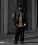 画像をギャラリービューアに読み込む, NEITHERS ネイダースのROASTER BAND COLLAR SHIRT JACKET - BROWNの公式通販サイトsession福岡セレクトショップ
