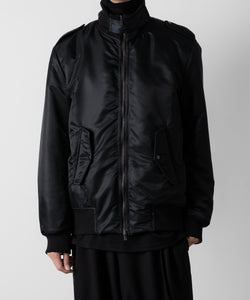 ato(アトウ)のSTAND COLLAR MA1 BLOUSON - BLACKの公式通販サイトsession福岡セレクトショップ