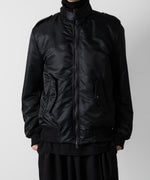 画像をギャラリービューアに読み込む, ato(アトウ)のSTAND COLLAR MA1 BLOUSON - BLACKの公式通販サイトsession福岡セレクトショップ
