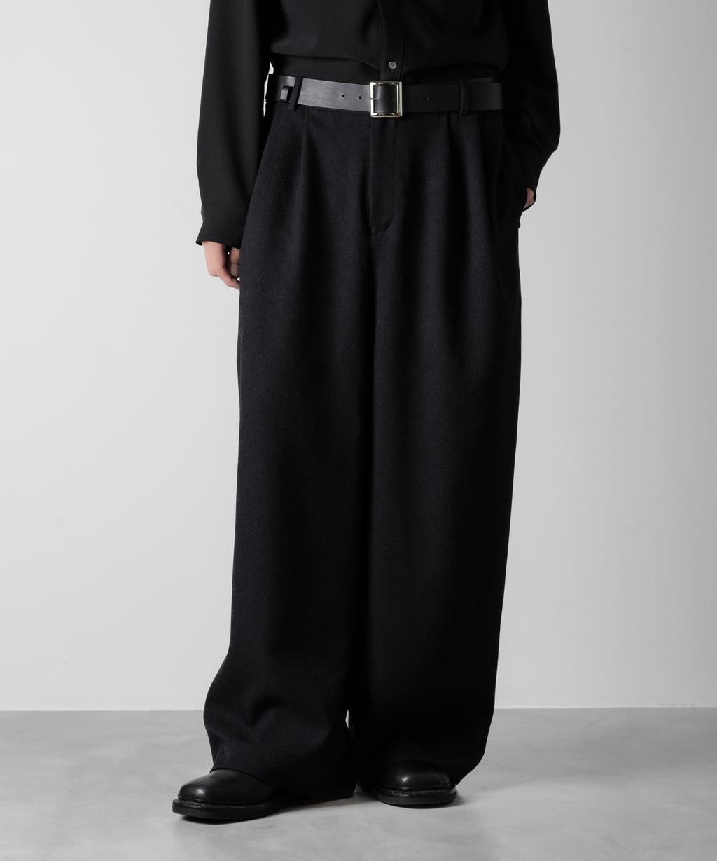 ato(アトウ)のLANATEC WIDE PANTS - BLACKの公式通販サイトsession福岡セレクトショップ