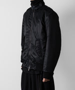 画像をギャラリービューアに読み込む, ato(アトウ)のSTAND COLLAR MA1 BLOUSON - BLACKの公式通販サイトsession福岡セレクトショップ
