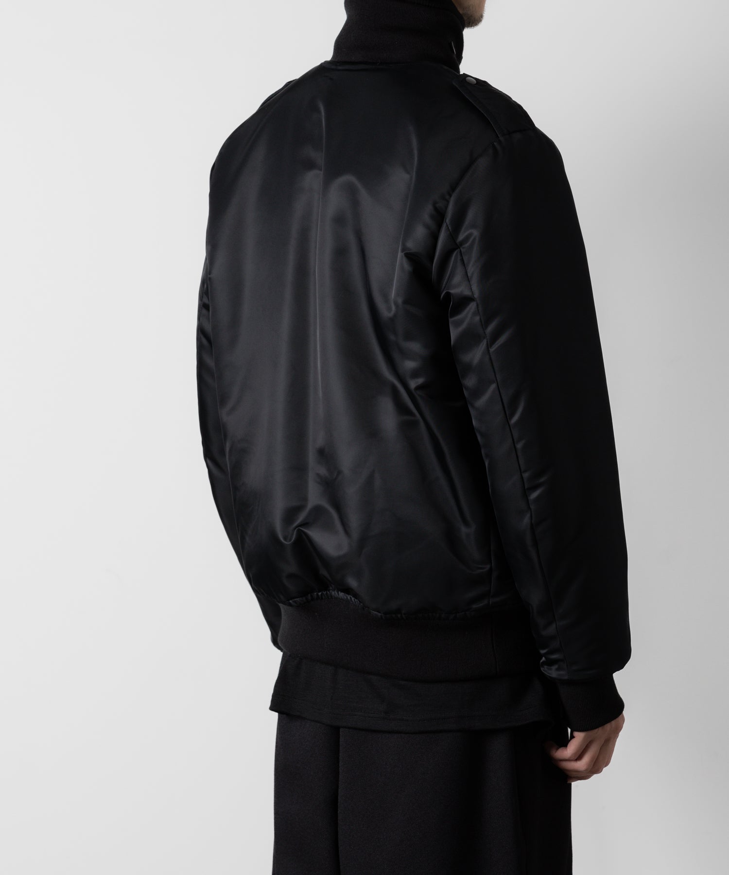 ato(アトウ)のSTAND COLLAR MA1 BLOUSON - BLACKの公式通販サイトsession福岡セレクトショップ