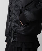 画像をギャラリービューアに読み込む, ato(アトウ)のSTAND COLLAR MA1 BLOUSON - BLACKの公式通販サイトsession福岡セレクトショップ
