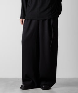 ato(アトウ)のLANATEC WIDE PANTS - BLACKの公式通販サイトsession福岡セレクトショップ