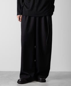 ato(アトウ)のLANATEC WIDE PANTS - BLACKの公式通販サイトsession福岡セレクトショップ