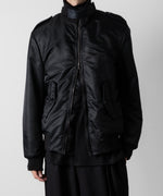 画像をギャラリービューアに読み込む, ato(アトウ)のSTAND COLLAR MA1 BLOUSON - BLACKの公式通販サイトsession福岡セレクトショップ
