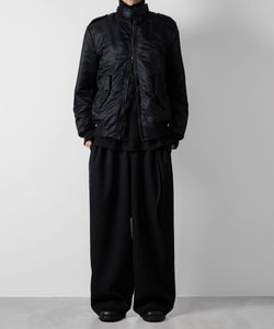 ato(アトウ)のSTAND COLLAR MA1 BLOUSON - BLACKの公式通販サイトsession福岡セレクトショップ