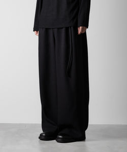 ato(アトウ)のLANATEC WIDE PANTS - BLACKの公式通販サイトsession福岡セレクトショップ