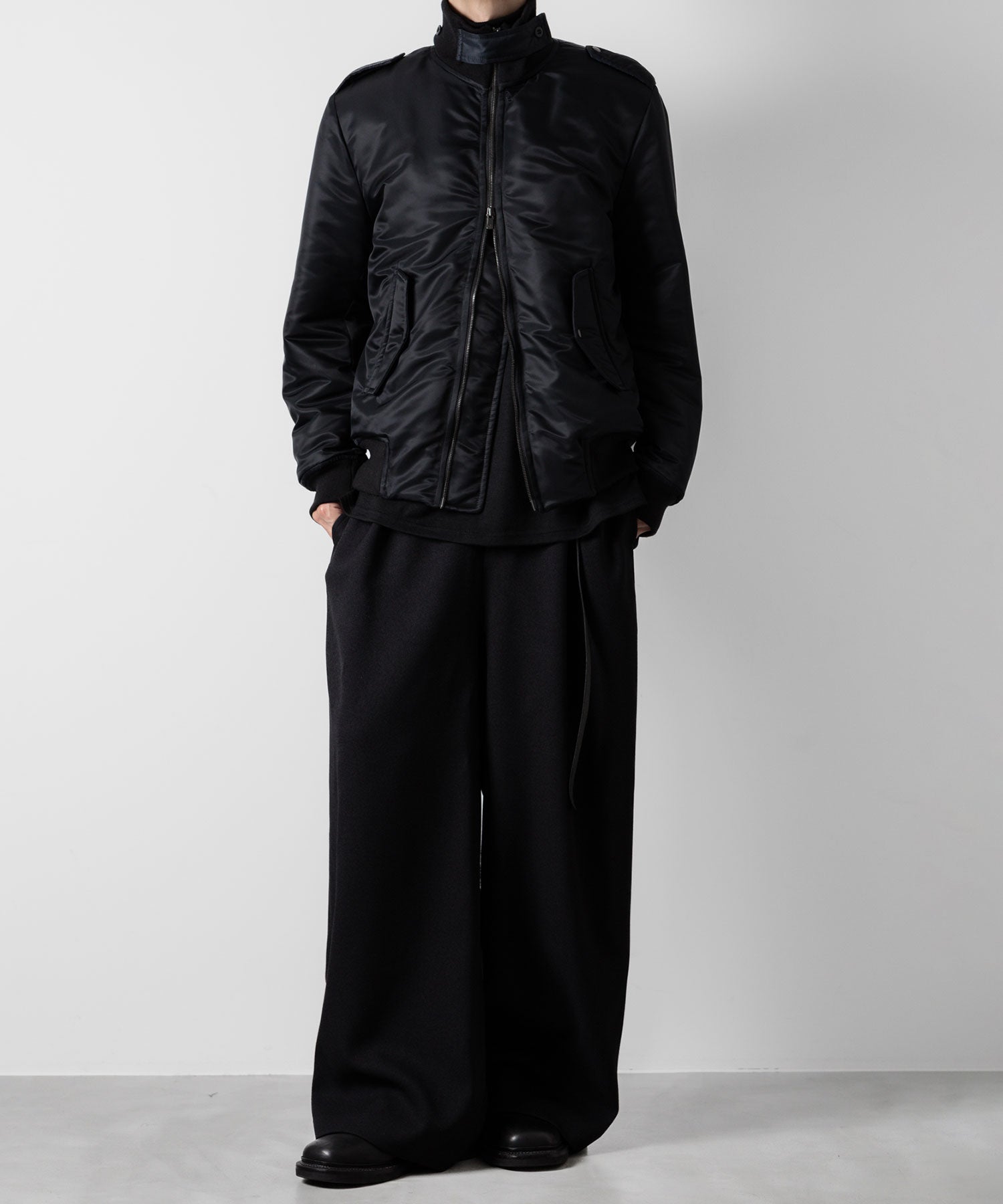 ato(アトウ)のLANATEC WIDE PANTS - BLACKの公式通販サイトsession福岡セレクトショップ