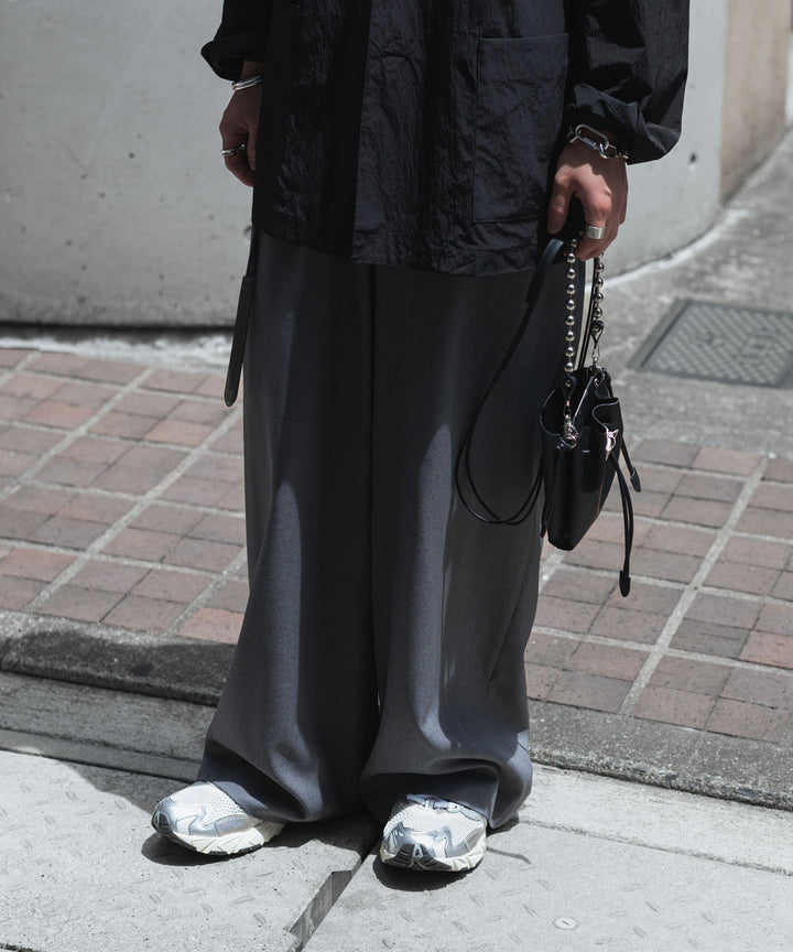 ato(アトウ)のRECYCLE POLYESTER WIDE PANTS - GRAYの公式通販サイトsession福岡セレクトショップ