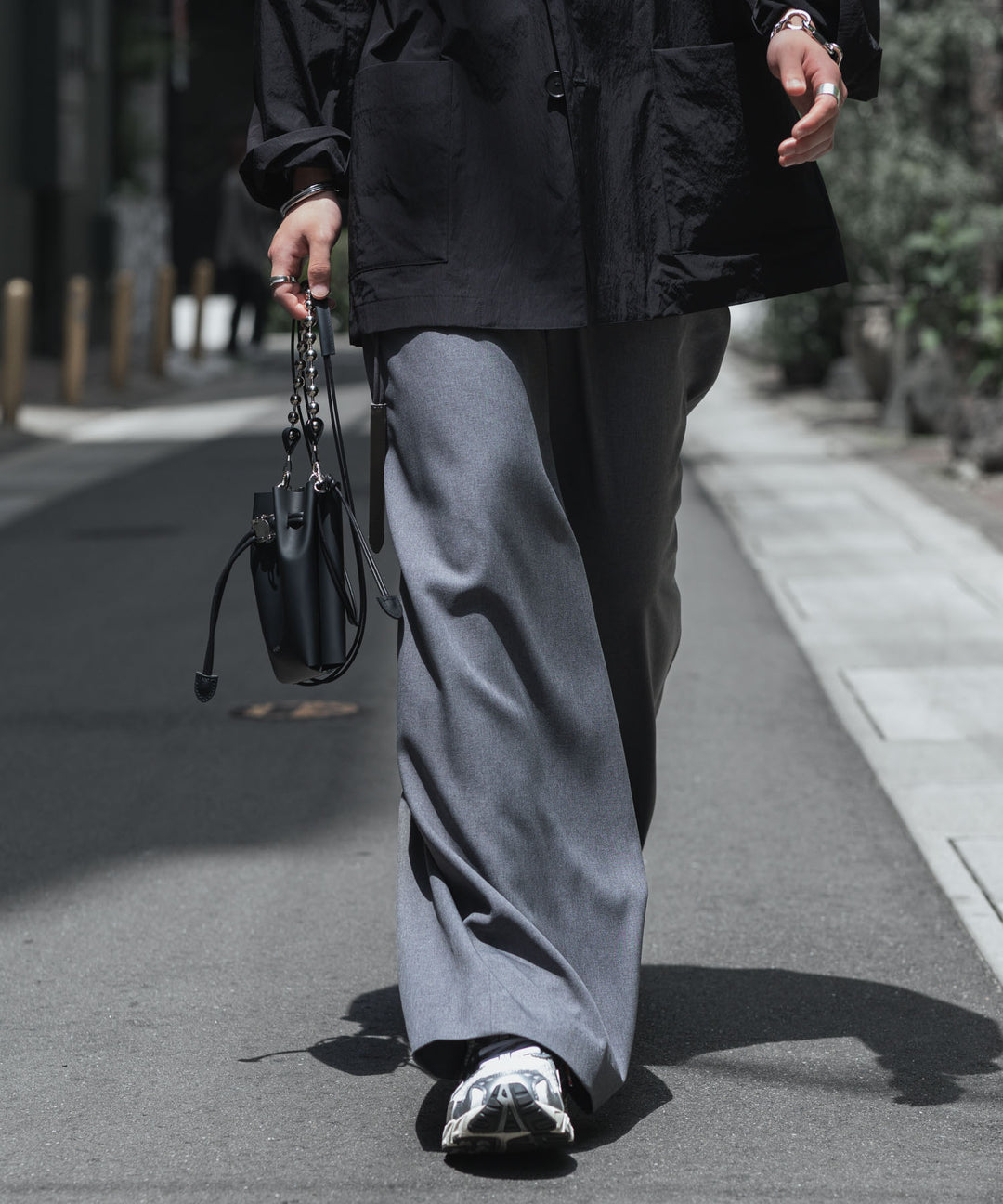 ato(アトウ)のRECYCLE POLYESTER WIDE PANTS - GRAYの公式通販サイトsession福岡セレクトショップ
