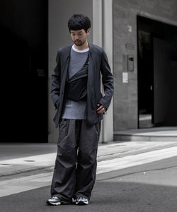 ssstein(シュタイン)の24AWコレクション NYLON TWILL CARGO EASY TROUSERS - CHARCOAL 公式通販サイトsession福岡セレクトショップ