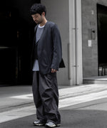 画像をギャラリービューアに読み込む, SUBLATIONS サブレーションズのHEAVY WOOL NO COLLAR PRISONER JACKET - SLATE GREYの公式通販サイトsession福岡セレクトショップ
