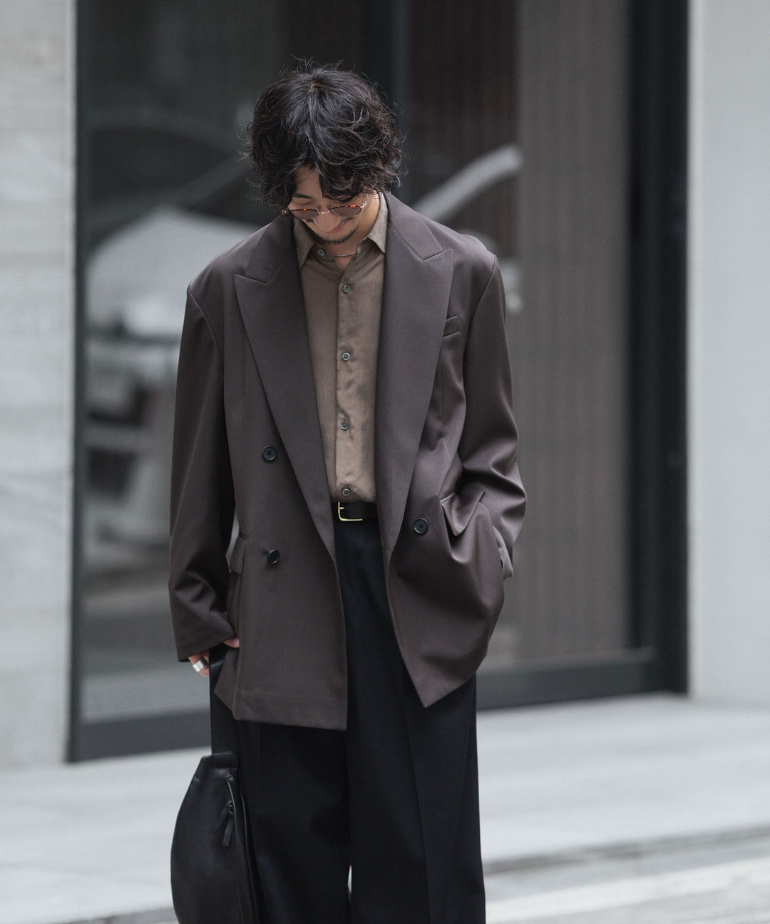 ssstein(シュタイン)のDOUBLE BREASTED BLAZER - GREY KHAKIの公式通販サイトsession福岡セレクトショップ