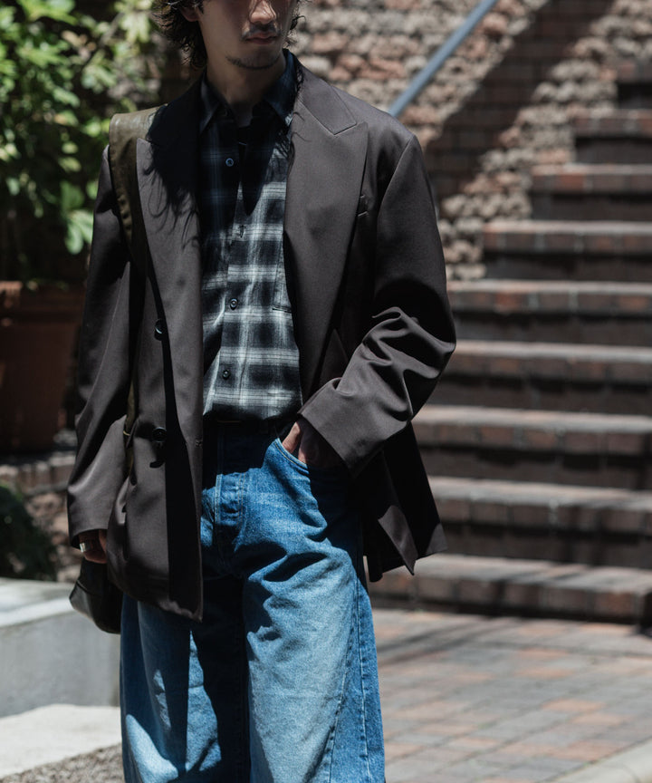 ssstein(シュタイン)のDOUBLE BREASTED BLAZER - GREY KHAKIの公式通販サイトsession福岡セレクトショップ