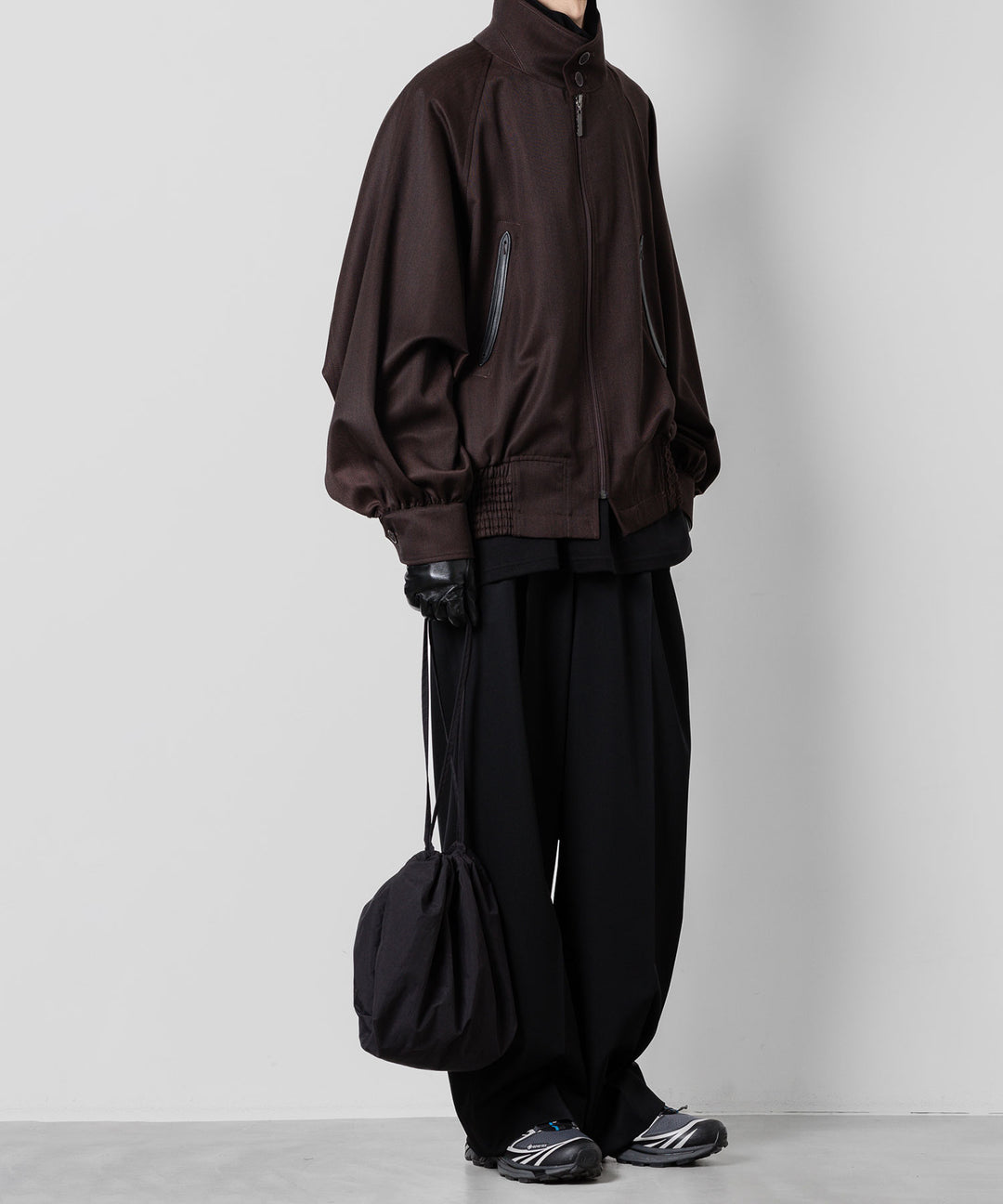 stein(シュタイン)の24SSコレクションLONG WIDE TROUSERSのBLACK  sessionセッション福岡セレクトショップ 公式通販サイト