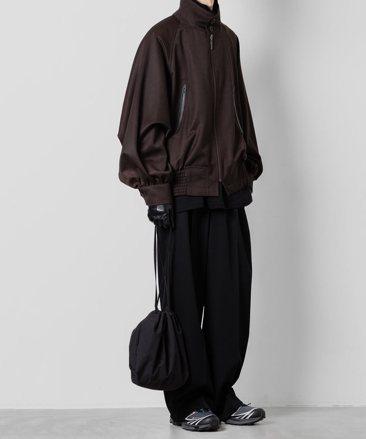 stein(シュタイン)の24SSコレクションLONG WIDE TROUSERSのBLACK  sessionセッション福岡セレクトショップ 公式通販サイト