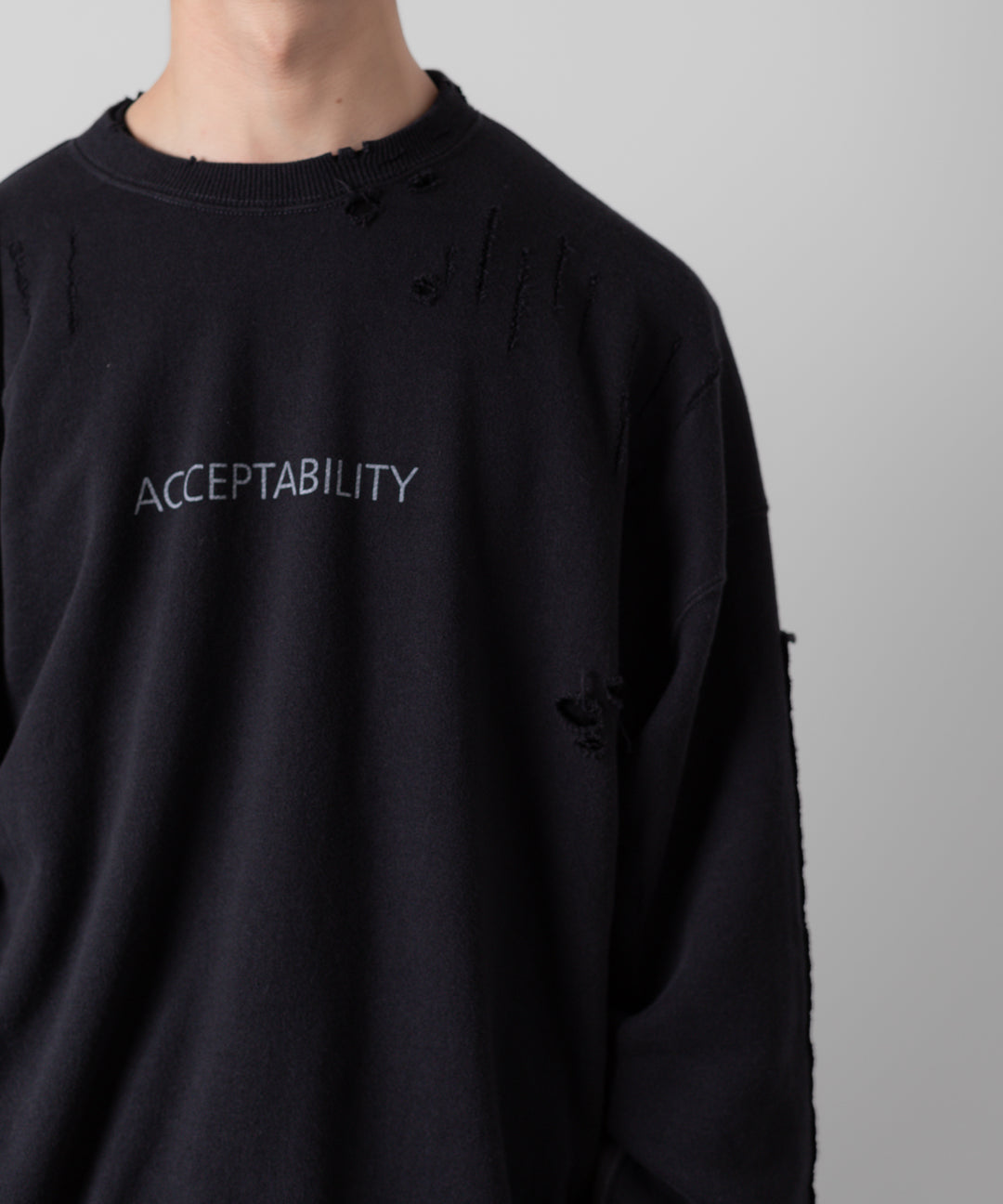 ssstein(シュタイン)の24AWコレクション OVERSIZED REBUILD SWEAT LS - DARK NAVY 公式通販サイトsession福岡セレクトショップ
