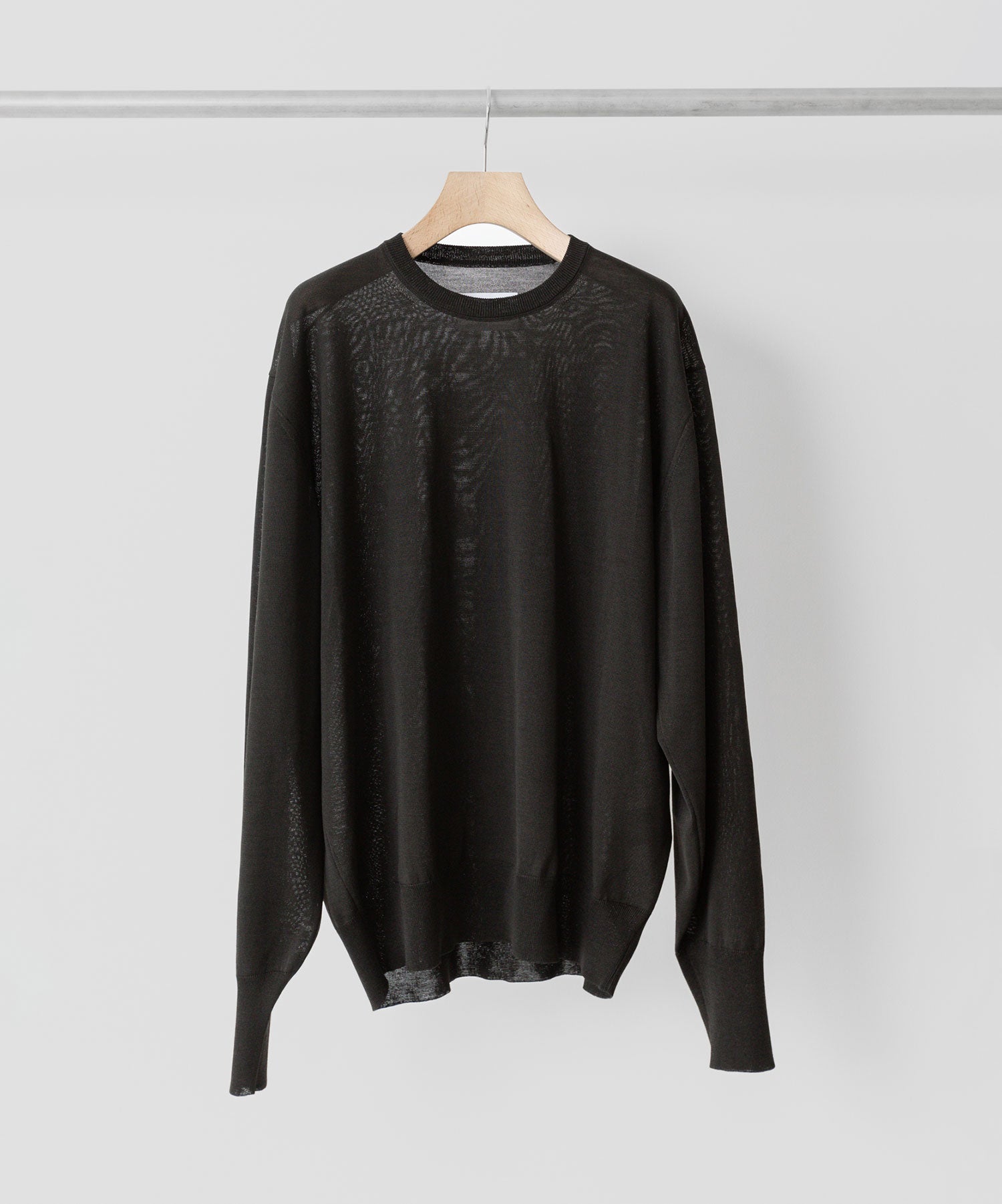 ssstein(シュタイン)の24AWコレクション WOOL SILK KNIT CREW NECK LS - MILITARY KHKAI 公式通販サイトsession福岡セレクトショップ