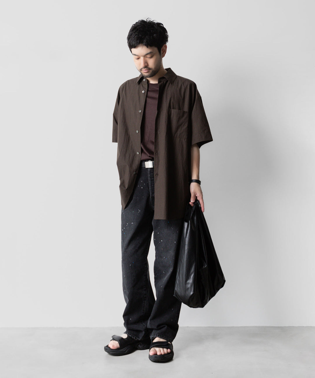 ssstein(シュタイン)の24AWコレクション VINTAGE REPRODUCTION SPLASHED DENIM JEANS - BLACK 公式通販サイトsession福岡セレクトショップ