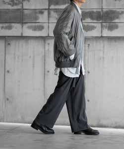 ATTACHMENT /アタッチメント】PE/RY STRETCH TROPICAL BELTED WIDE
