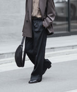 画像をギャラリービューアに読み込む, ssstein(シュタイン)のEASY LONG WIDE TROUSERS - BLACKの公式通販サイトsession福岡セレクトショップ
