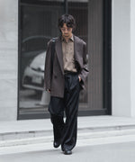 画像をギャラリービューアに読み込む, ssstein(シュタイン)のEASY LONG WIDE TROUSERS - BLACKの公式通販サイトsession福岡セレクトショップ
