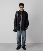 画像をギャラリービューアに読み込む, ssstein(シュタイン)の24AWコレクション WINDPROOF NYLON STANDARD SHIRT - BLACK 公式通販サイトsession福岡セレクトショップ
