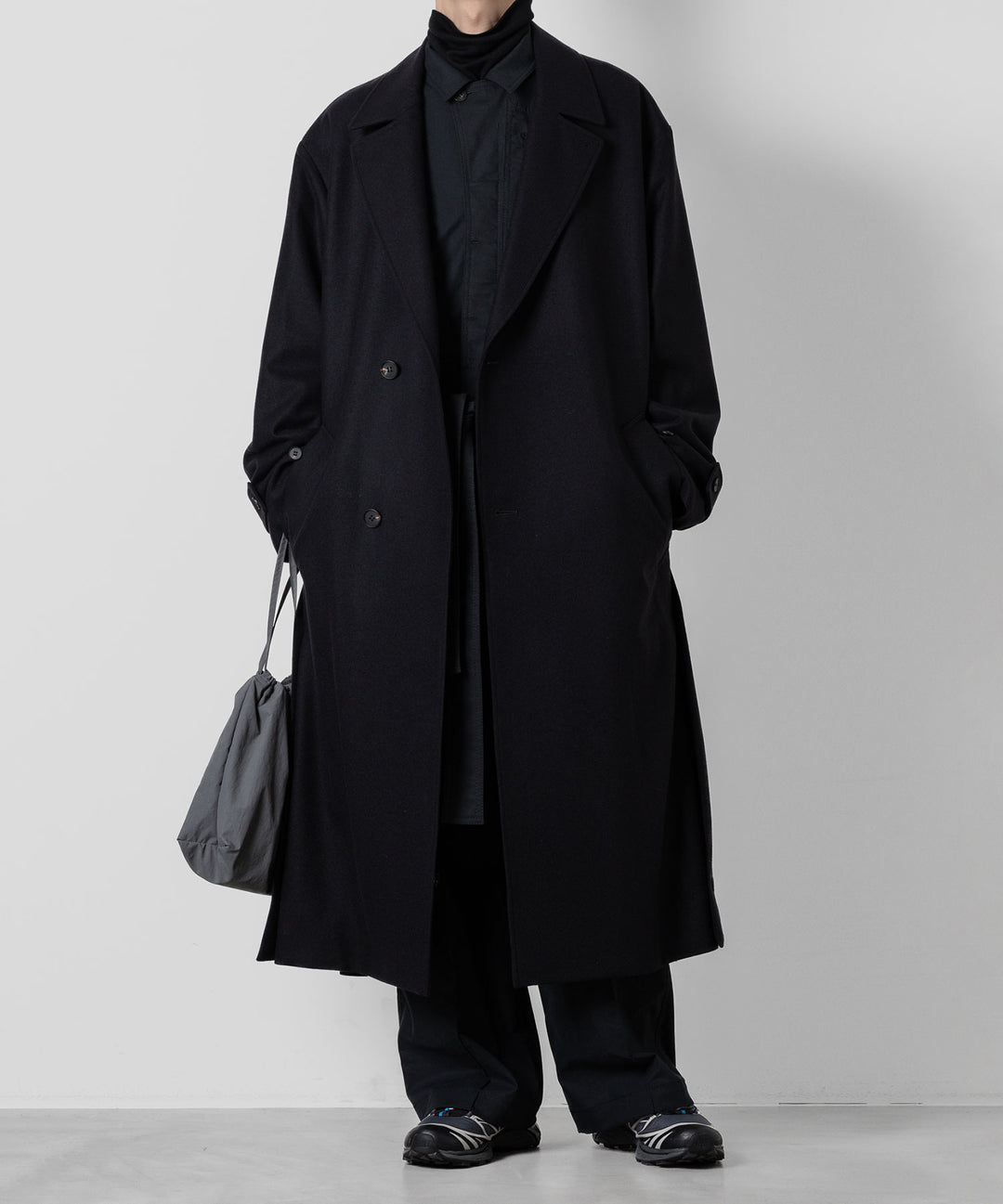 stein(シュタイン)のOVERSIZED LAYERED SINGLE COATのDARK NAVY