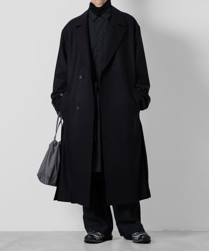 stein(シュタイン)のOVERSIZED LAYERED SINGLE COATのDARK NAVY