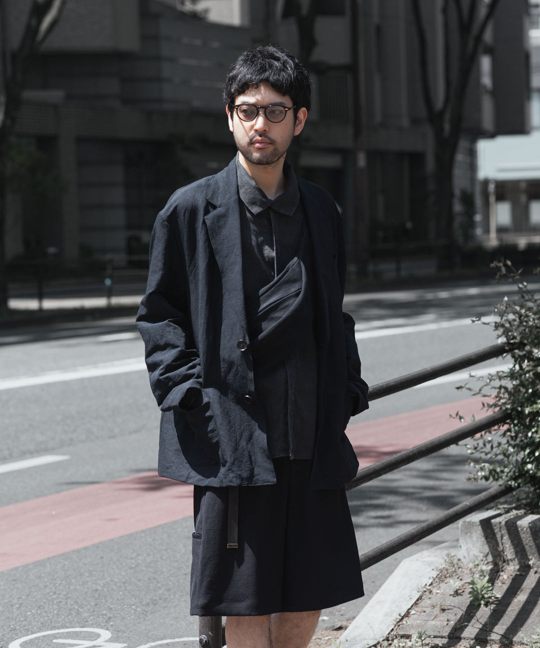 ssstein(シュタイン)のLI/NY POPLIN SINGLE BREASTED JACKET - BLACKの公式通販サイトsession福岡セレクトショップ