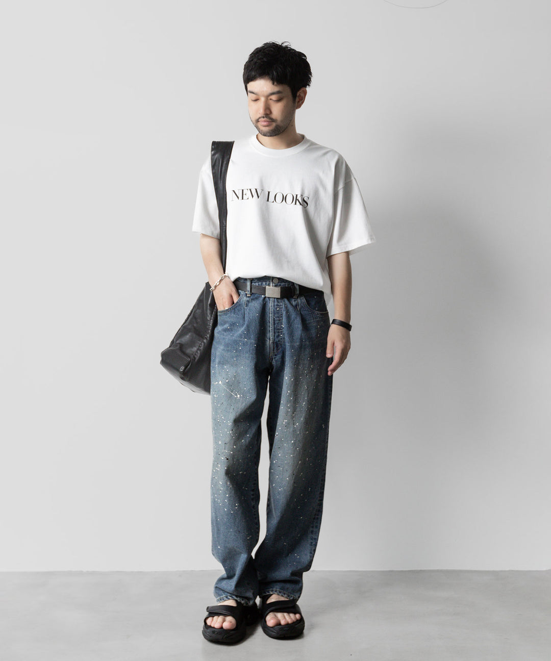 ssstein(シュタイン)の24AWコレクション OVERSIZED PRINT TEE [NEW LOOKS] - WHITE 公式通販サイトsession福岡セレクトショップ