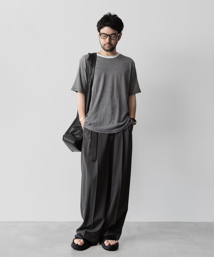 ssstein(シュタイン)の24AWコレクション STRIPED WOOL OVERSIZED SHORT SLEEVE TEE - OFF 公式通販サイトsession福岡セレクトショップ