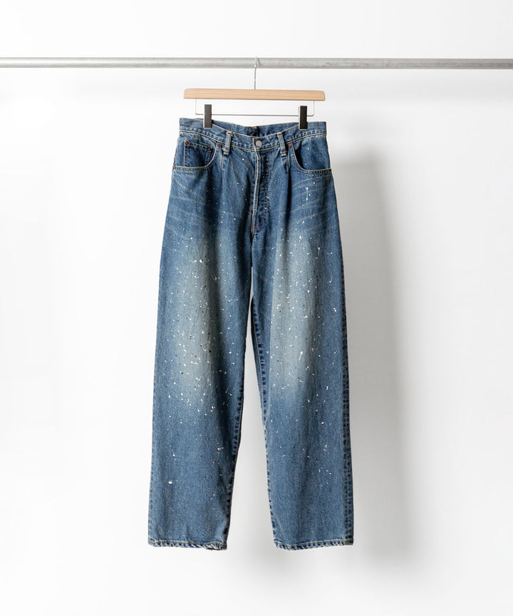 ssstein(シュタイン)の24AWコレクション VINTAGE REPRODUCTION SPLASHED DENIM JEANS - INDIGO 公式通販サイトsession福岡セレクトショップ