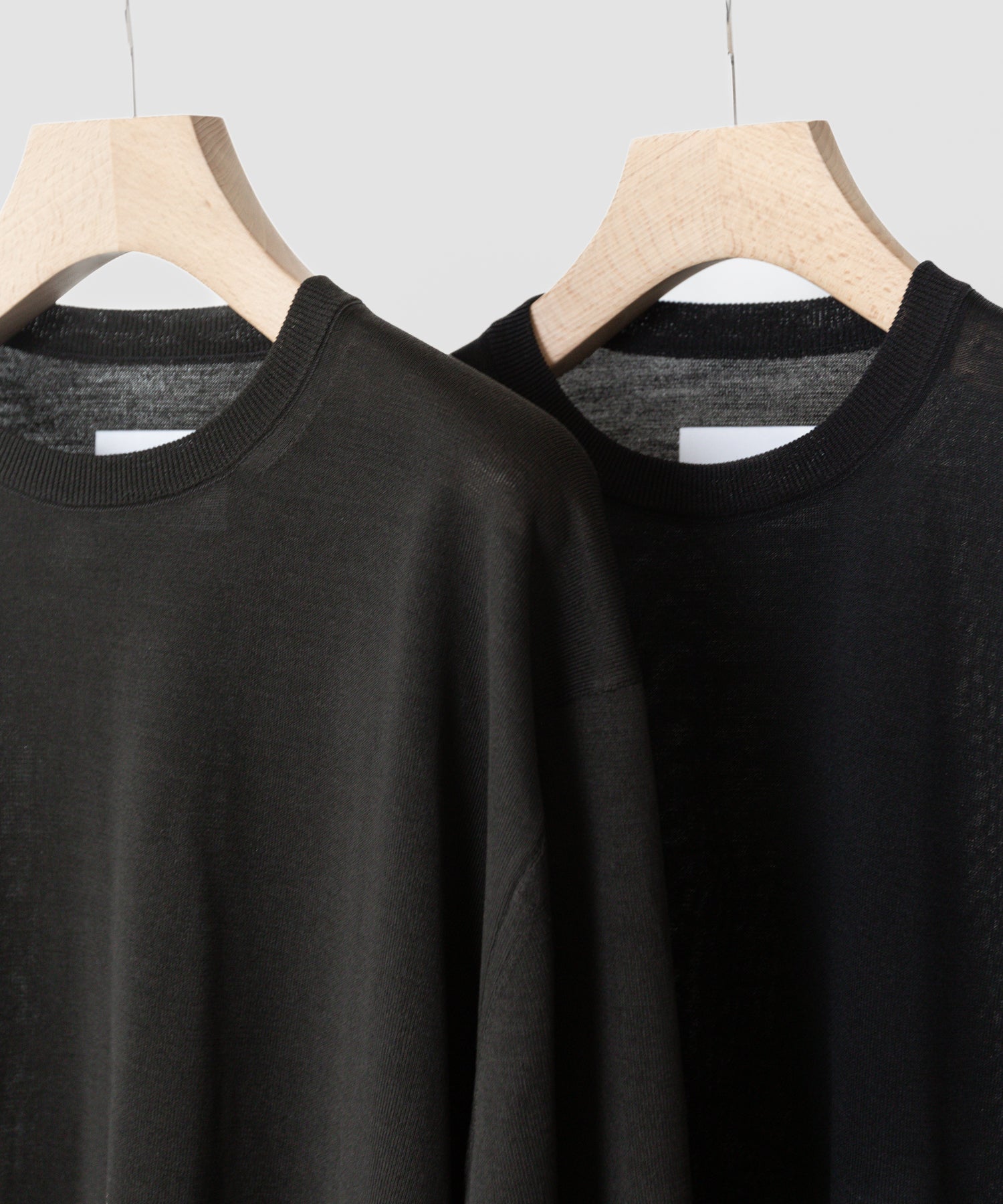 ssstein(シュタイン)の24AWコレクション WOOL SILK KNIT CREW NECK LS - BLACK 公式通販サイトsession福岡セレクトショップ