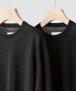 画像をギャラリービューアに読み込む, ssstein(シュタイン)の24AWコレクション WOOL SILK KNIT CREW NECK LS - BLACK 公式通販サイトsession福岡セレクトショップ
