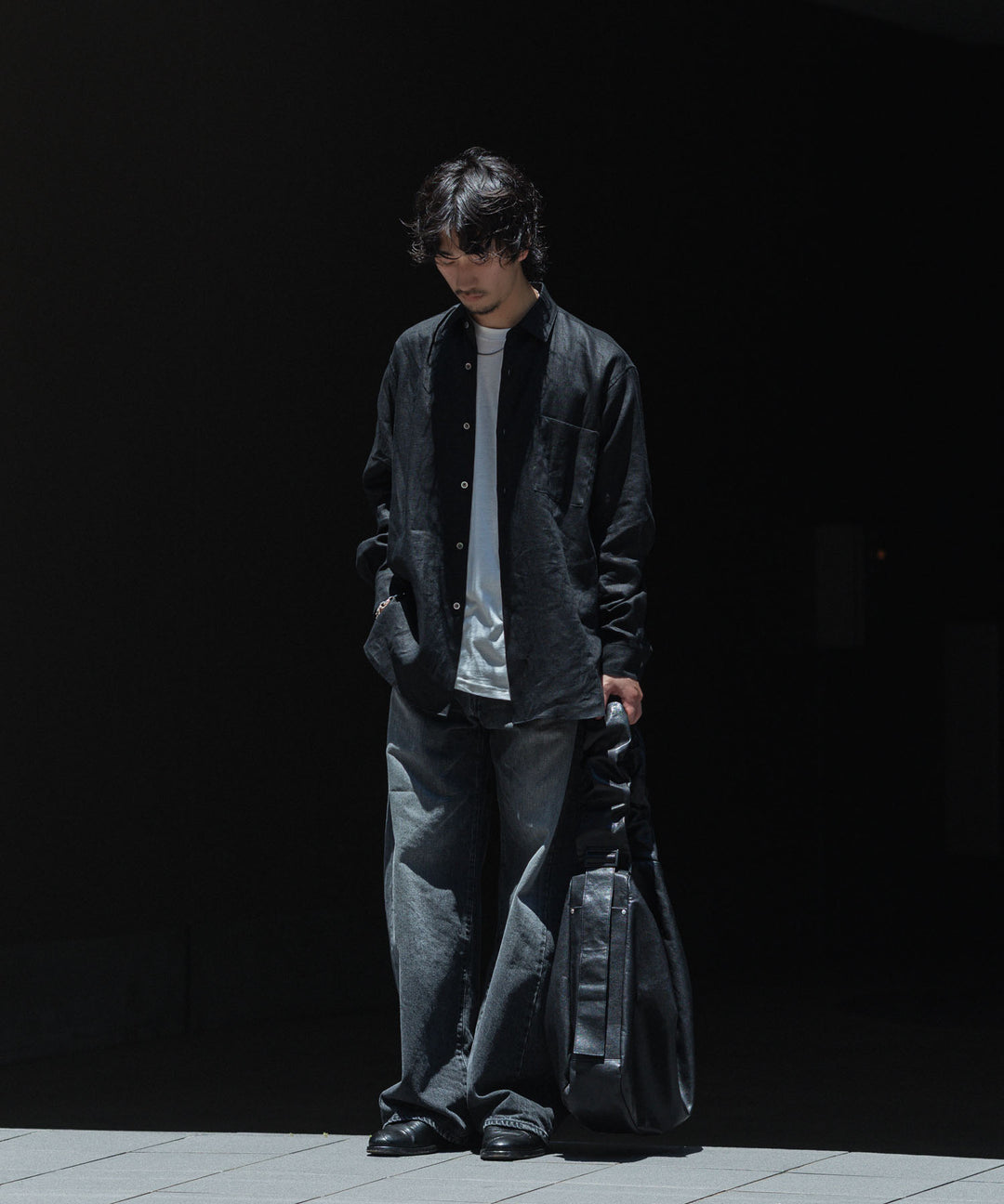 ssstein(シュタイン)のDEFORMATION WIDE DENIM PANTS - BLACKの公式通販サイトsession福岡セレクトショップ