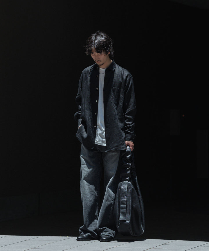 ssstein(シュタイン)のDEFORMATION WIDE DENIM PANTS - BLACKの公式通販サイトsession福岡セレクトショップ