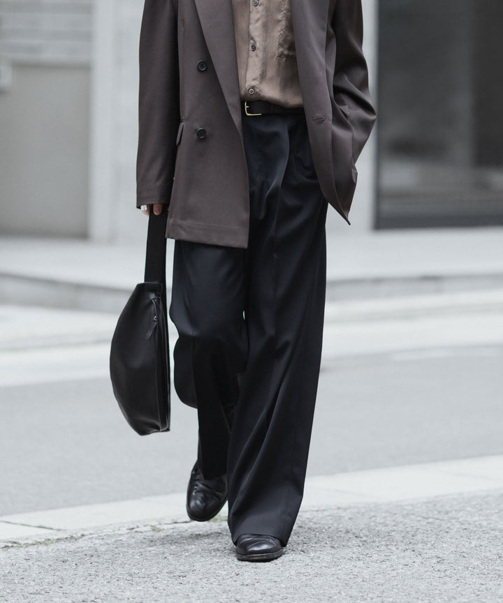 ssstein(シュタイン)のEASY LONG WIDE TROUSERS - BLACKの公式通販サイトsession福岡セレクトショップ