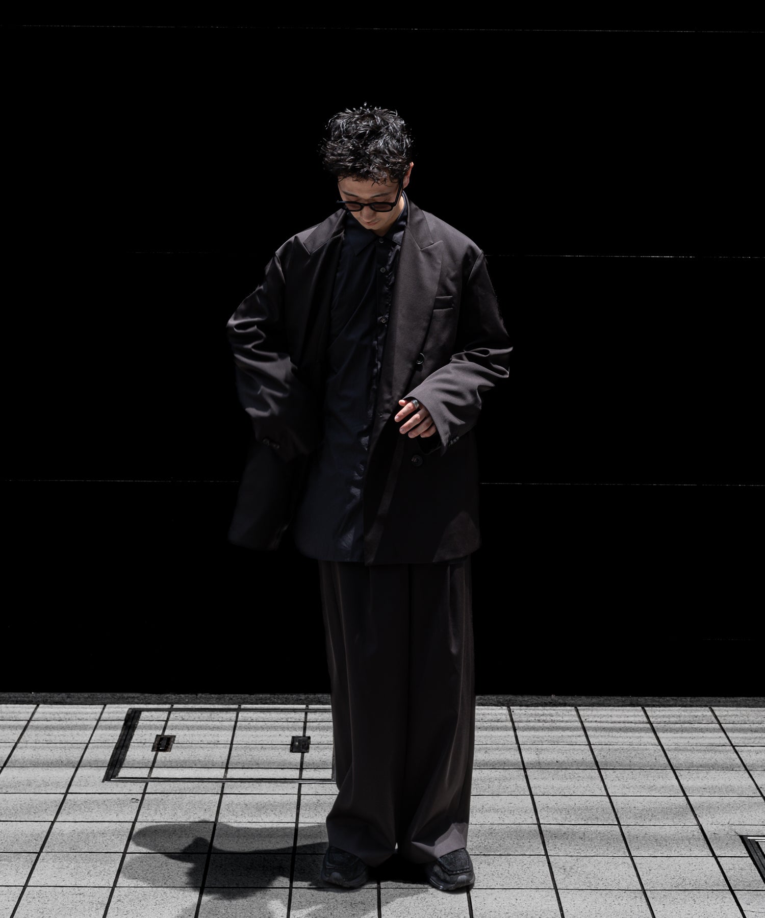 ssstein(シュタイン)の24AWコレクション OVERSIZED DOUBLE BREASTED JACKET - DARK CHARCOAL 公式通販サイトsession福岡セレクトショップ