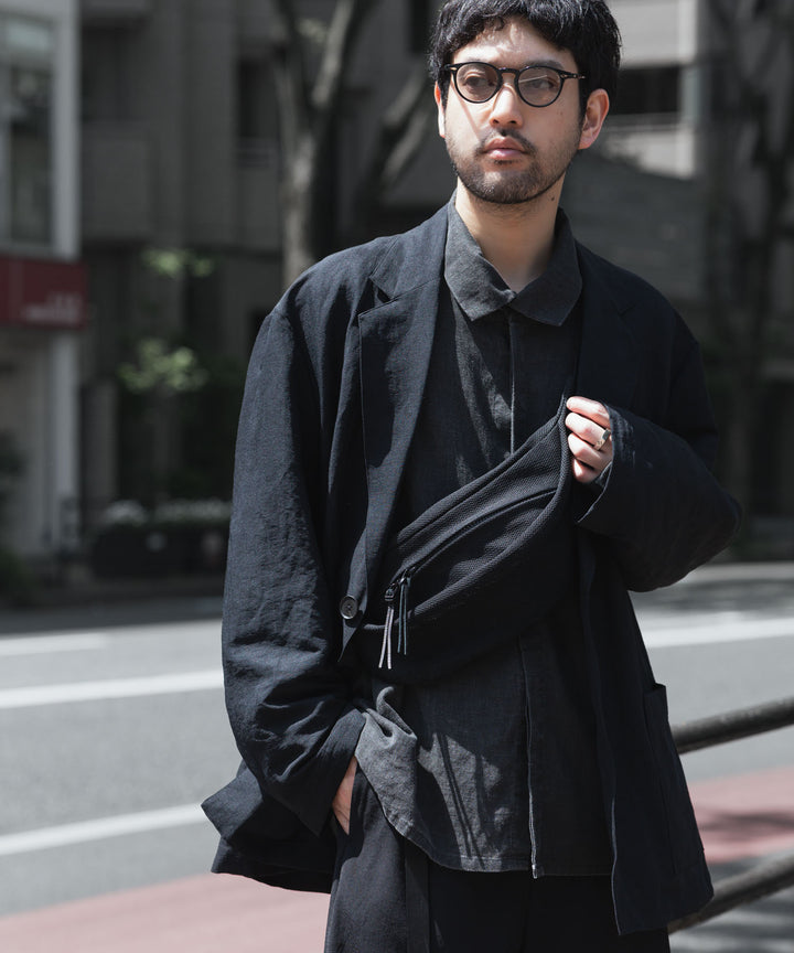 KaILI(カイリ)×awasaのCOTTON MESH WAIST POUCH - BLACKの公式通販サイトsession福岡セレクトショップ