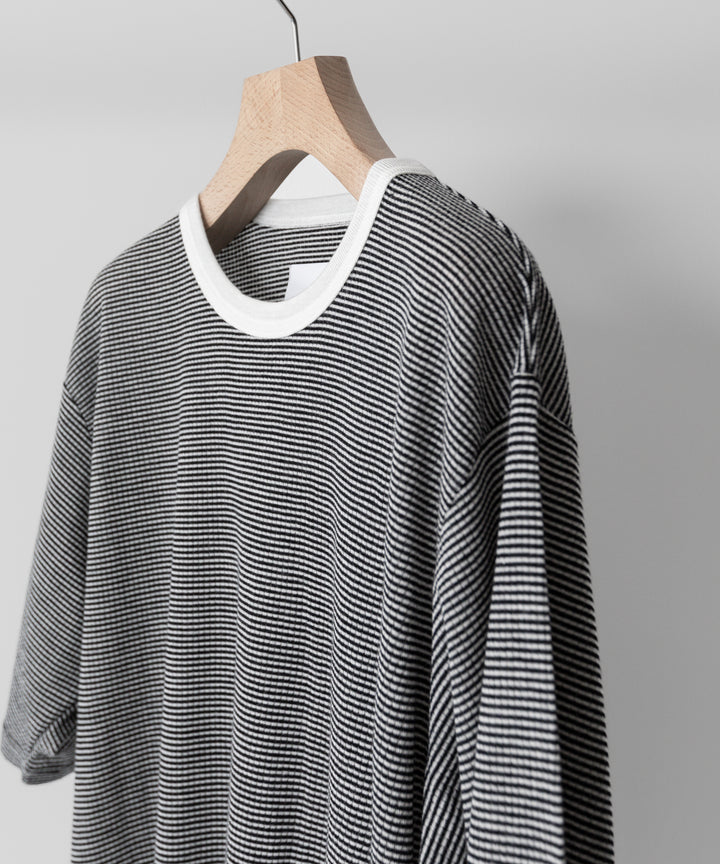 ssstein(シュタイン)の24AWコレクション STRIPED WOOL OVERSIZED SHORT SLEEVE TEE - OFF 公式通販サイトsession福岡セレクトショップ