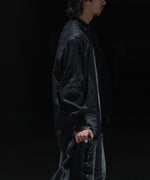 画像をギャラリービューアに読み込む, 【ssstein】 LIGHT LINEN OVERSIZED LS SHIRT - BLACK
