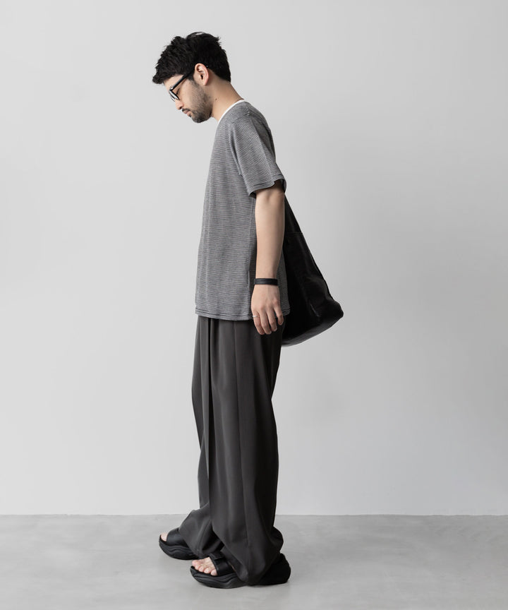 ssstein(シュタイン)の24AWコレクション STRIPED WOOL OVERSIZED SHORT SLEEVE TEE - OFF 公式通販サイトsession福岡セレクトショップ