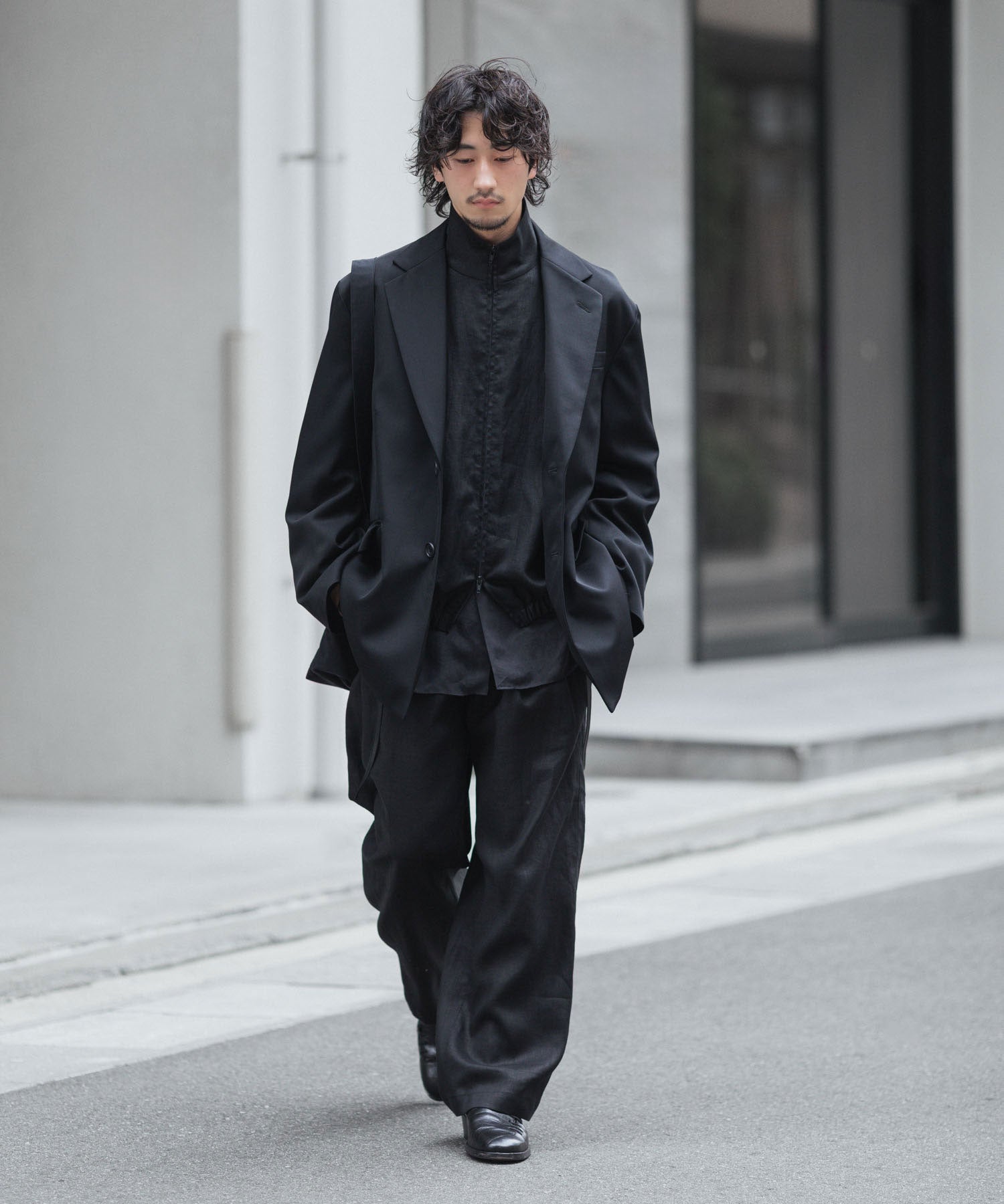 ssstein / シュタイン】OVERSIZED SINGLE BREASTED LONG JACKET